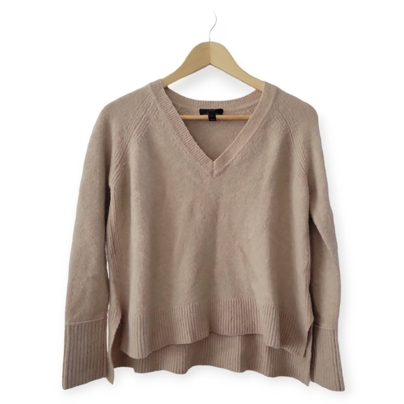 J. Crew Wool Blend V-neck Sweater S - Picture 1 of 10